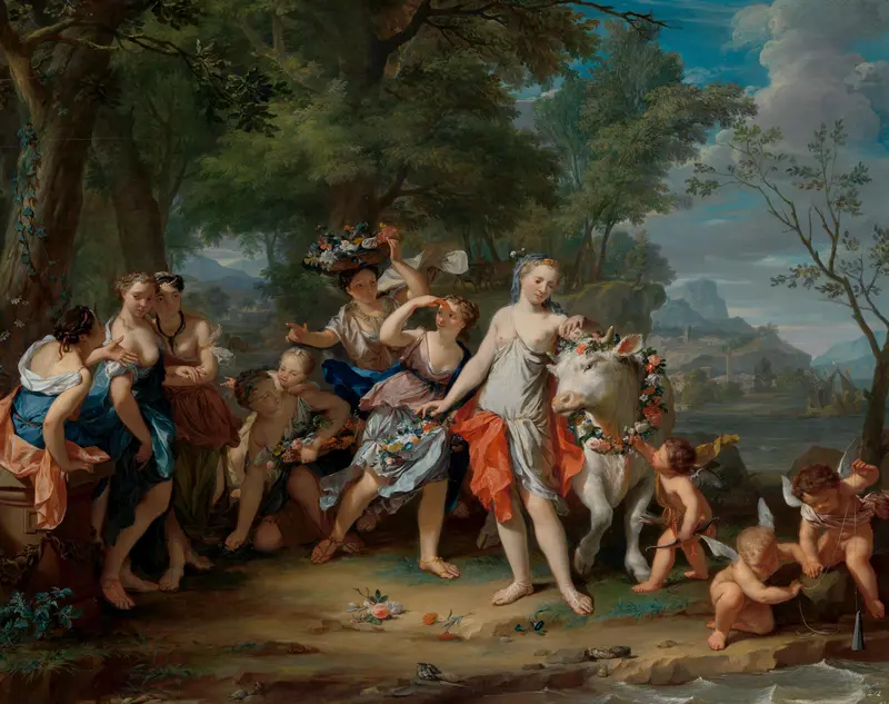 The Rape of Europa Wall Art by Nicolaas Verkolje - High-Resolution Digital Print