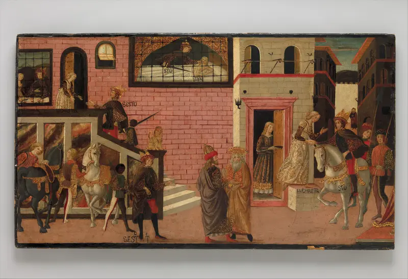 The Rape of Lucretia Wall Art by Master of Marradi - High-Resolution Digital Print
