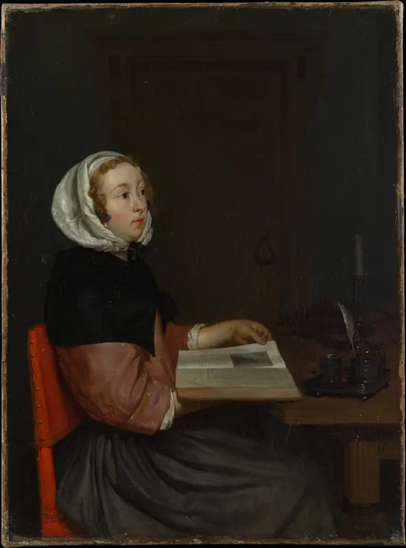 The Reader Wall Art by Eglon van der Neer - High-Resolution Digital Print