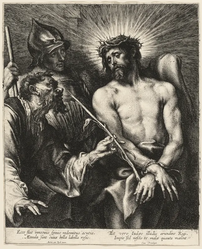 The Reed Offered to Christ Wall Art by Anthony van Dyck - High-Resolution Digital Print