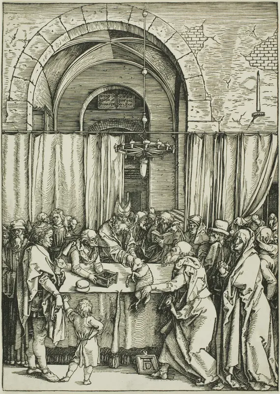 The Rejection of Joachim's Offering, from The Life of the Virgin