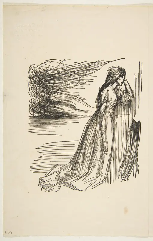 The Relief Fund in Lancashire (for "Once a Week," July 26, 1862) Wall Art by James McNeill Whistler - High-Resolution Digital Print