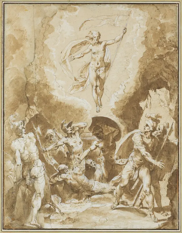 The Resurrection Wall Art by Cavaliere d'Arpino (Giuseppe Cesari) - High-Resolution Digital Print