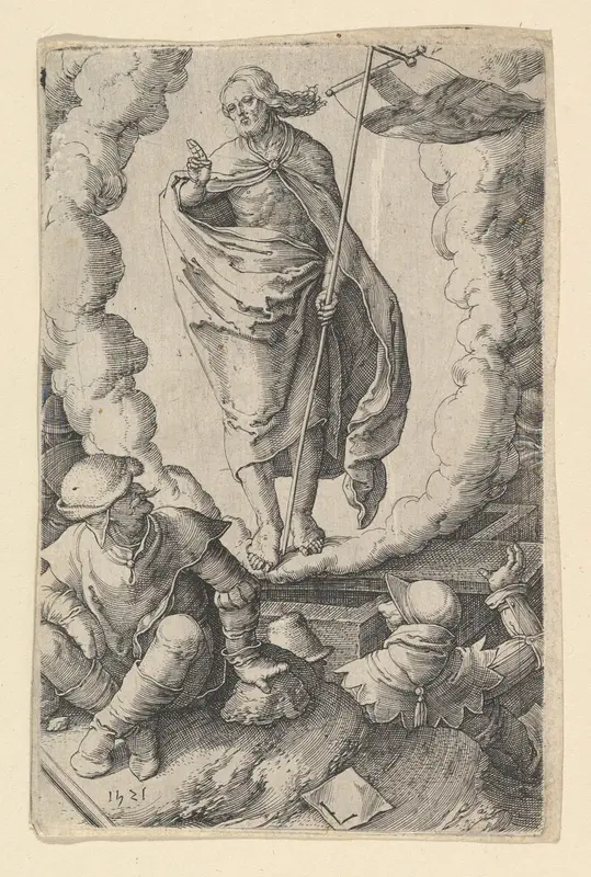 The Resurrection Wall Art by Lucas van Leyden - High-Resolution Digital Print