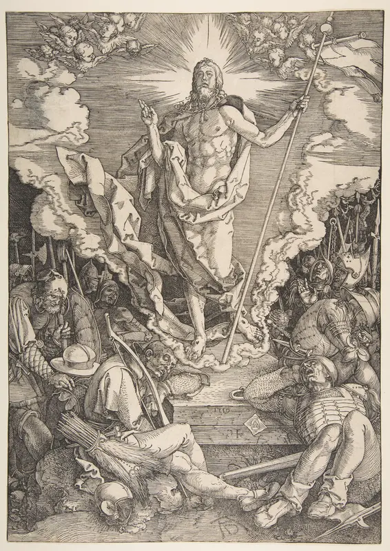 The Resurrection Wall Art by Albrecht Dürer - High-Resolution Digital Print