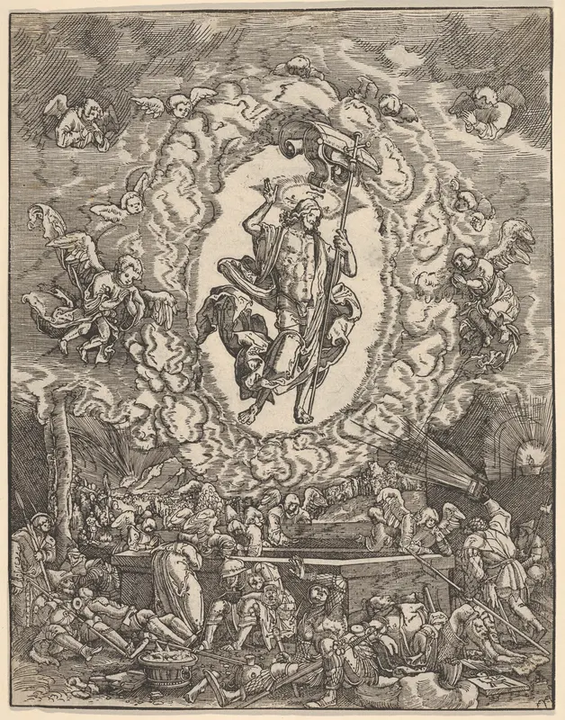 The Resurrection Wall Art by Albrecht Altdorfer - High-Resolution Digital Print