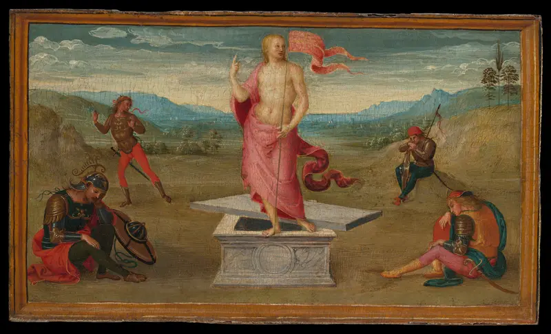 The Resurrection Wall Art by Perugino (Pietro di Cristoforo Vannucci) - High-Resolution Digital Print
