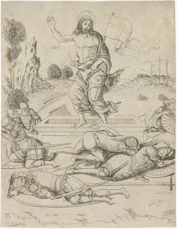 The Resurrection, from the Mysteries of the Rosary Wall Art by Francesco Rosselli - High-Resolution Digital Print