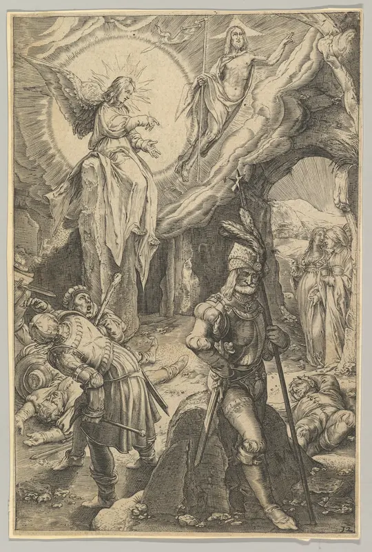 The Resurrection, from "The Passion of Christ" Wall Art by Ludovicus Siceram - High-Resolution Digital Print