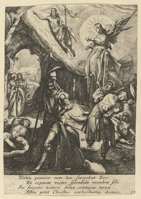 The Resurrection, from "The Passion of Christ" Wall Art by Nicolas Cochin - High-Resolution Digital Print