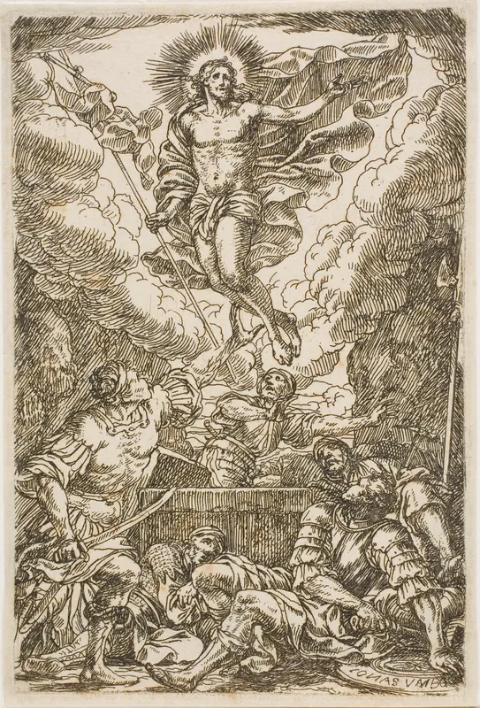 The Resurrection of Christ Wall Art by Jonas Umbach, the elder - High-Resolution Digital Print
