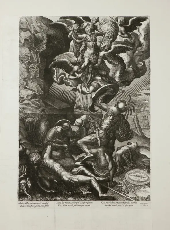 The Resurrection of Christ Wall Art by Lucas van Doetecum - High-Resolution Digital Print