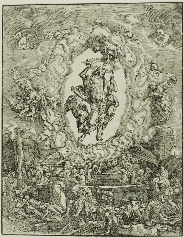 The Resurrection of Christ Wall Art by Albrecht Altdorfer - High-Resolution Digital Print