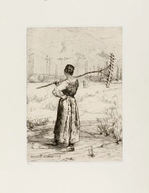 The Return from the Field Wall Art by Jules Bastien-Lepage - High-Resolution Digital Print