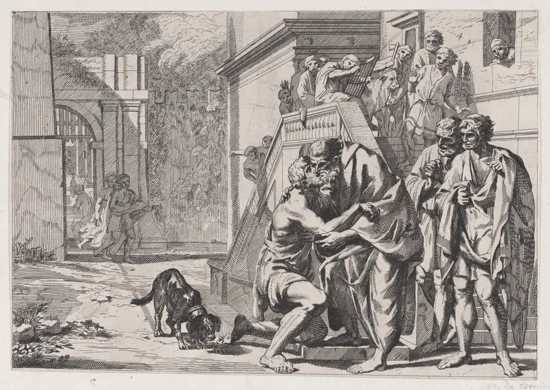 The return of the Prodigal Son Wall Art by Anonymous, 17th century - High-Resolution Digital Print