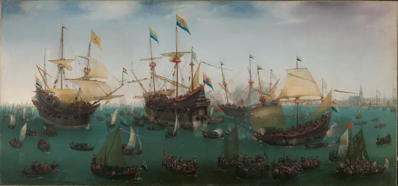 The Return to Amsterdam of the Second Expedition to the East Indies Wall Art by Unknown - High-Resolution Digital Print