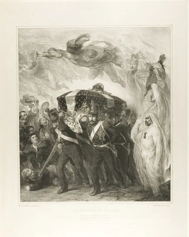 The Return to France Wall Art by Aimé François Joseph de Lemud - High-Resolution Digital Print