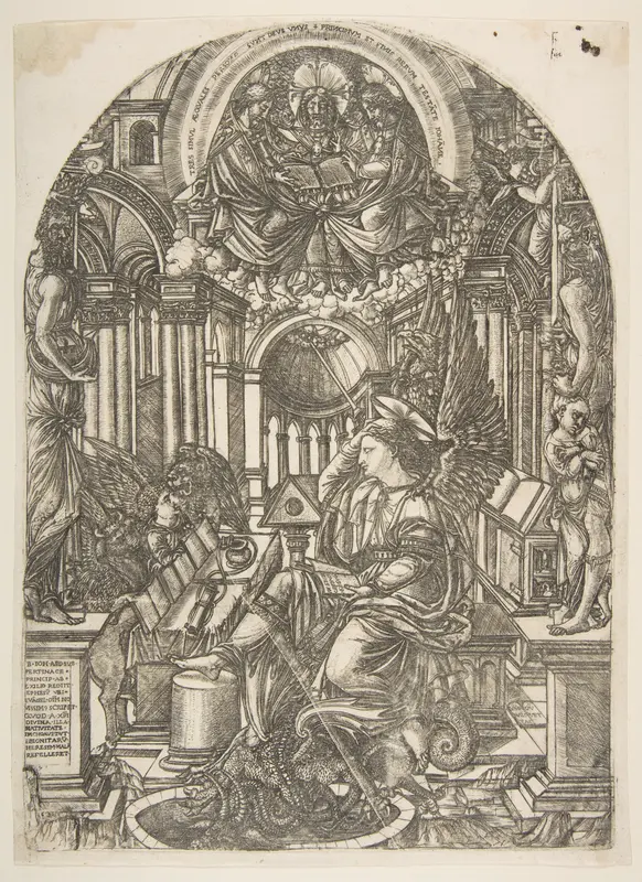 The Revelation of Saint John the Evangelist, from the Apocalypse Wall Art by Jean Duvet - High-Resolution Digital Print