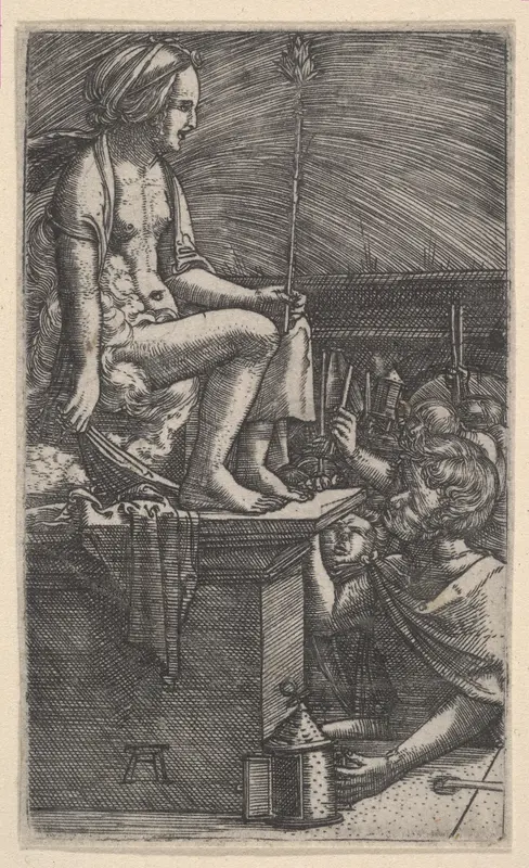 The Revenge of the Sorcerer Virgil Wall Art by Albrecht Altdorfer - High-Resolution Digital Print