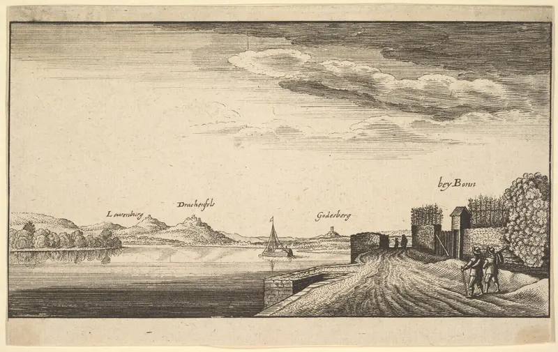 The Rhine near Bonn [copy] Wall Art by Abraham Aubri - High-Resolution Digital Print
