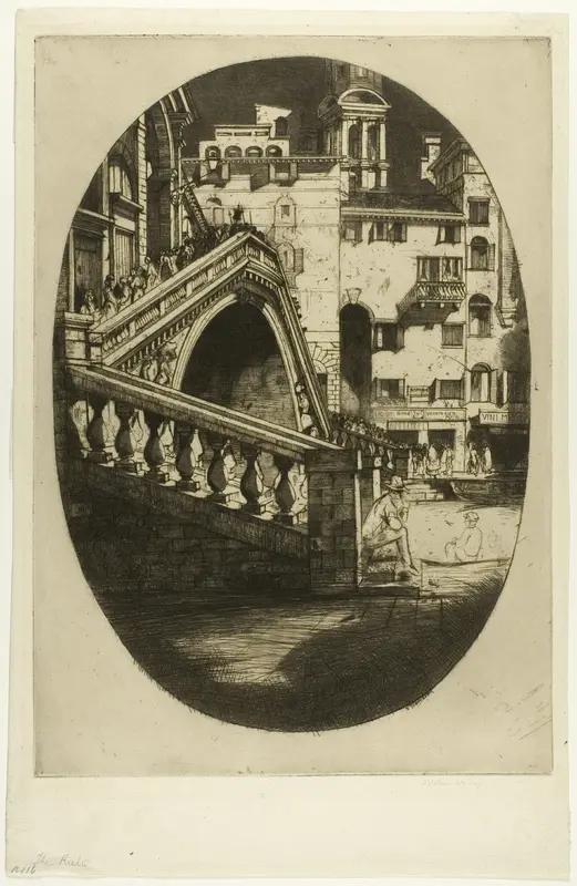 The Rialto Wall Art by David Young Cameron - High-Resolution Digital Print