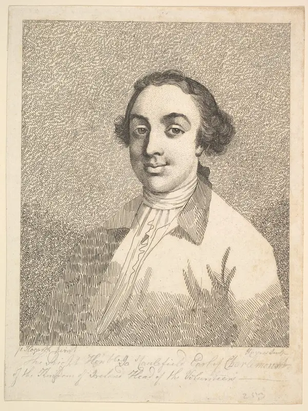 The Right Honorable James Caulfield, Earl of Charlemont of the Kingdom of Ireland, Head of the Volunteers Wall Art by Joseph Haynes - High-Resolution Digital Print
