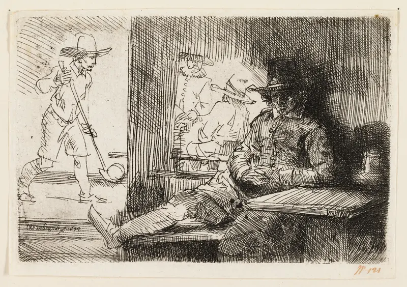 The Ringball Player Wall Art by Rembrandt van Rijn - High-Resolution Digital Print