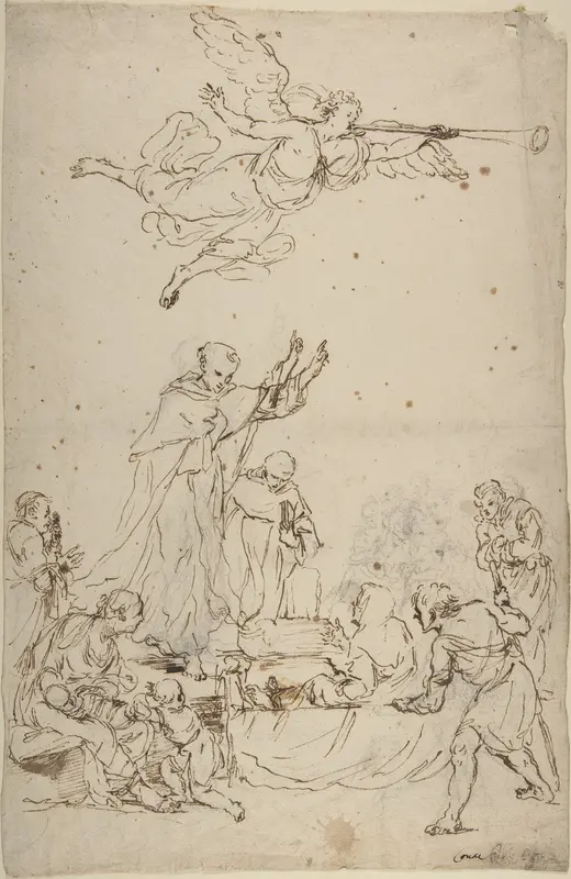 The Rising of Nazareth (?) Wall Art by Anonymous, Italian, 18th century - High-Resolution Digital Print