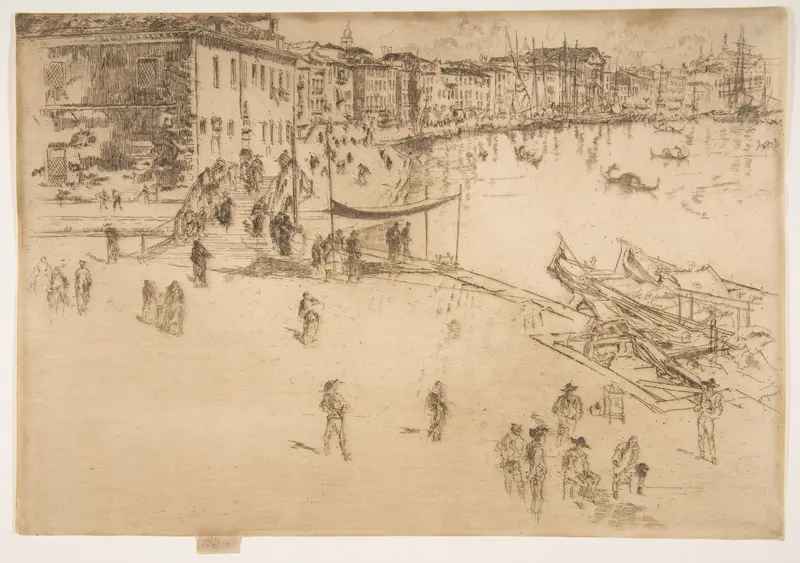 The Riva, No. 2 Wall Art by James McNeill Whistler - High-Resolution Digital Print