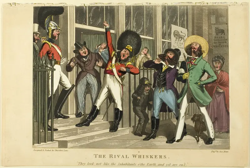 The Rival Whiskers Wall Art by Theodore Lane - High-Resolution Digital Print