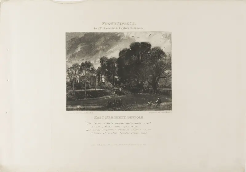 The River Stour, from Various Subjects of English Landscape Scenery