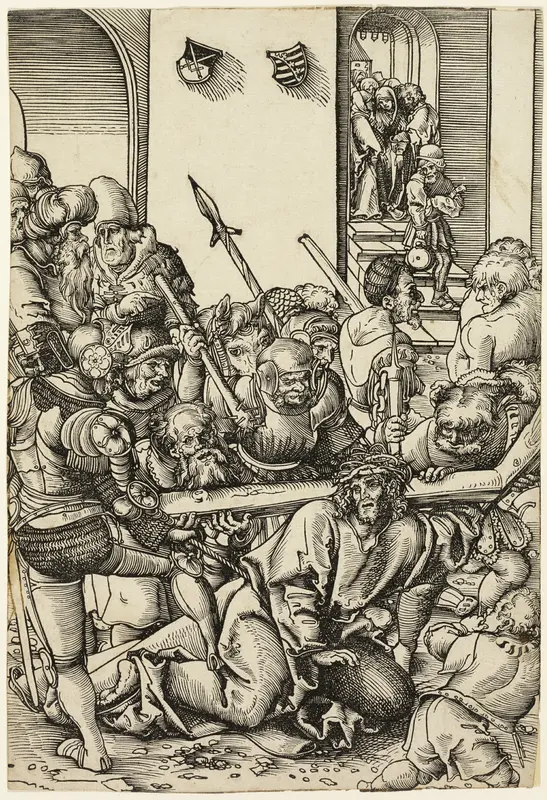 The Road to Calvary, from the Passion Wall Art by Lucas Cranach the Elder - High-Resolution Digital Print