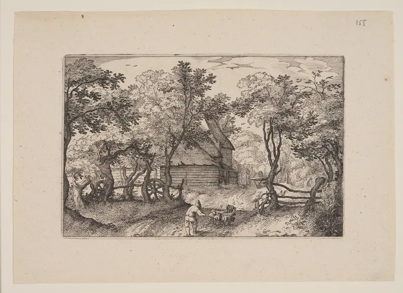 The Road Toward Heemstede, from Views in the Surroundings of Haarlem (Plaisante Plaetsen)