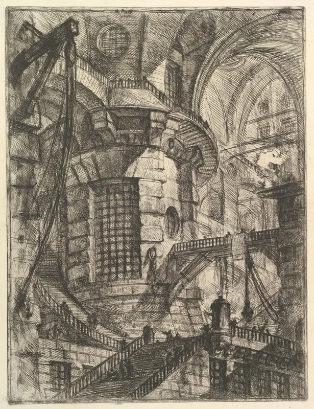 The Round Tower, from "Carceri d'invenzione" (Imaginary Prisons)