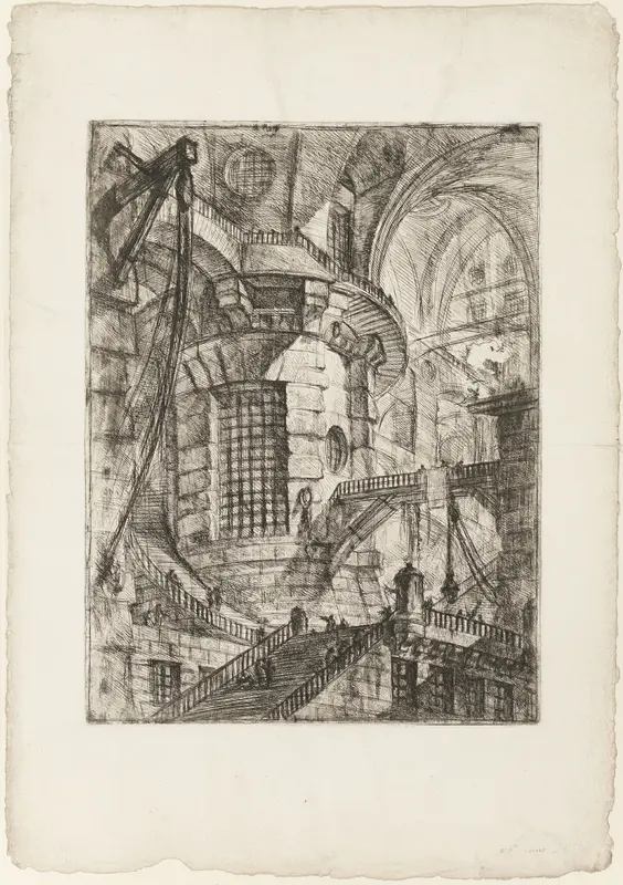 The Round Tower, plate 3 from Imaginary Prisons