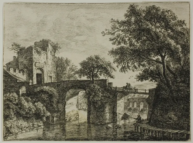 The Ruined Town Wall Art by Anthonie Waterloo - High-Resolution Digital Print