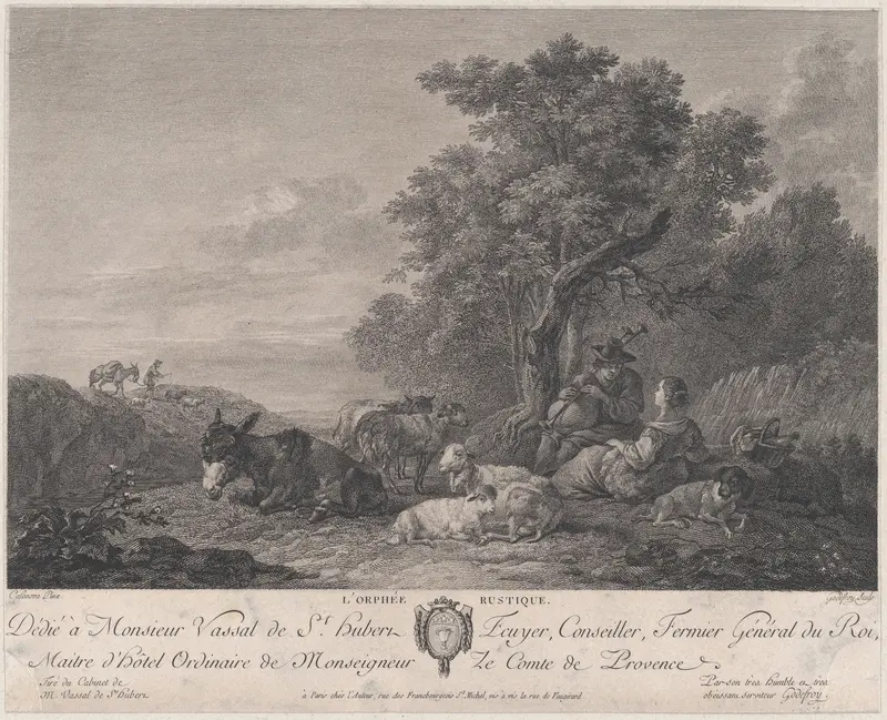 The Rustic Orpheus Wall Art by François Godefroy - High-Resolution Digital Print
