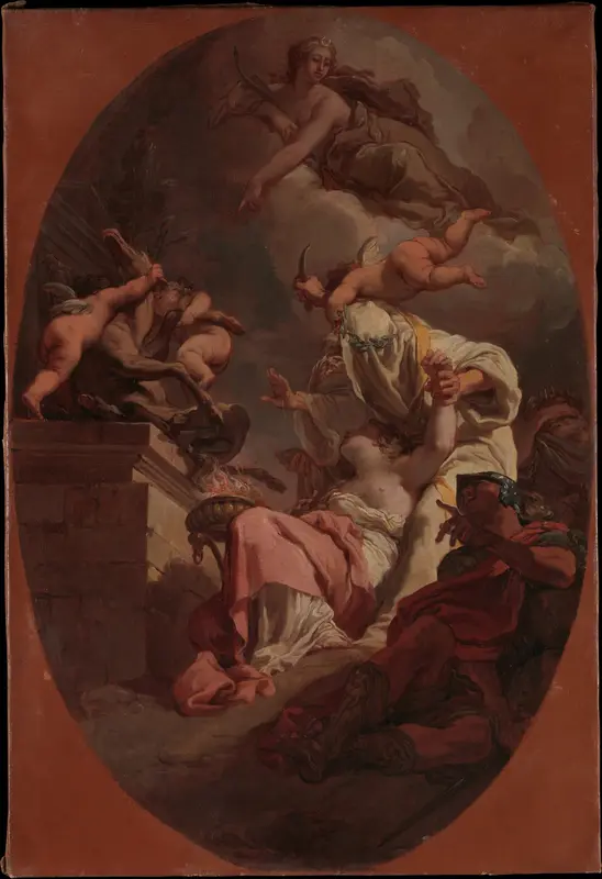 The Sacrifice of Iphigenia Wall Art by Gaetano Gandolfi - High-Resolution Digital Print