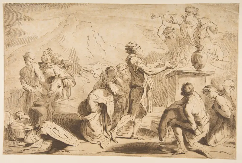 The Sacrifice of Noah Wall Art by Francesco Bartolozzi - High-Resolution Digital Print