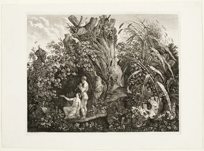 The Sacrifice of Pan Wall Art by Carl Wilhelm Kolbe, the elder - High-Resolution Digital Print