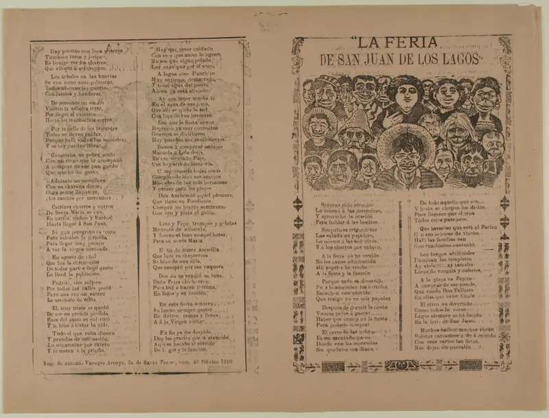 The San Juan de los Lagos Fair Wall Art by José Guadalupe Posada - High-Resolution Digital Print