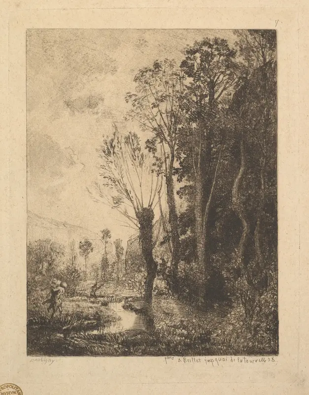 The Satyr Wall Art by Charles-François Daubigny - High-Resolution Digital Print