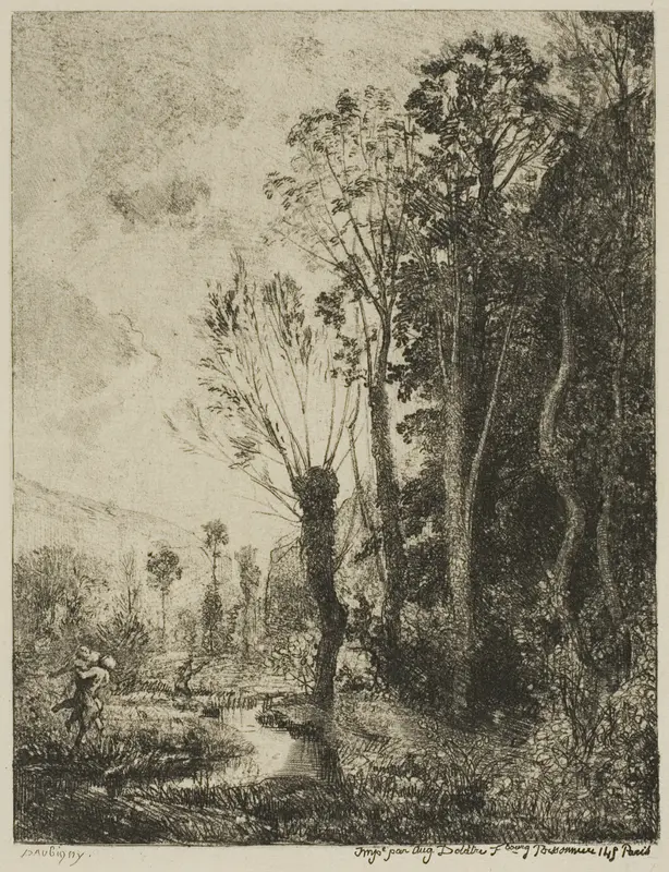 The Satyr Wall Art by Charles François Daubigny - High-Resolution Digital Print