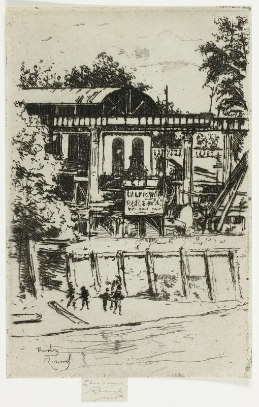 The Saw Mill, Putney Wall Art by Theodore Roussel - High-Resolution Digital Print