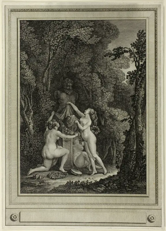 The Scrupulous Nymphs Wall Art by Gérard Vidal - High-Resolution Digital Print