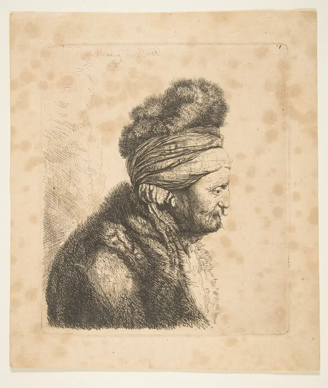 The Second Oriental Head (reverse copy) Wall Art by John Smith - High-Resolution Digital Print