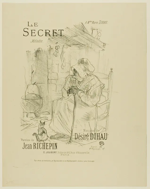 The Secret, from Mélodies de Désiré Dihau