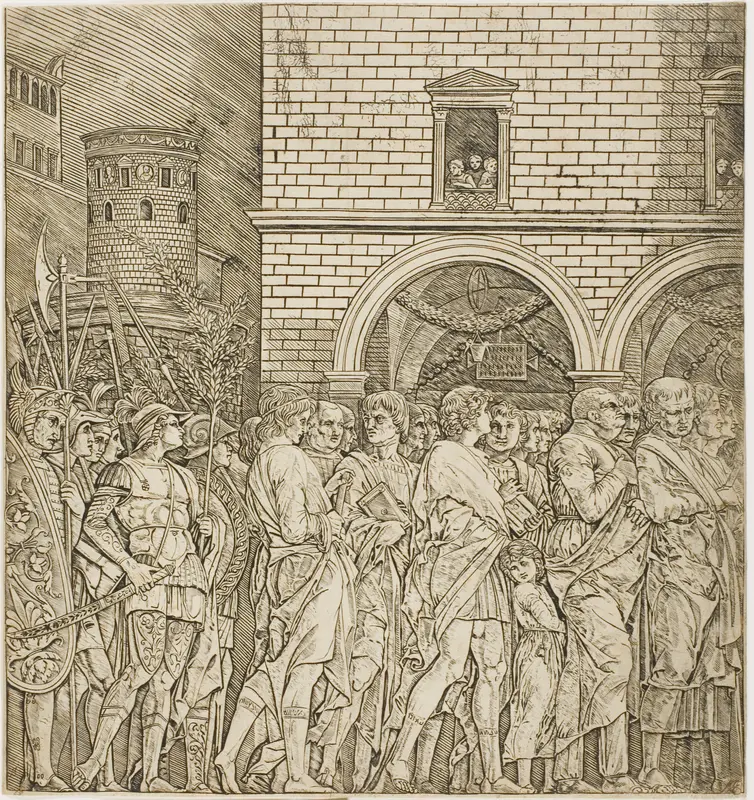 The Senators, from Triumph of Caesar Wall Art by Andrea Mantegna - High-Resolution Digital Print