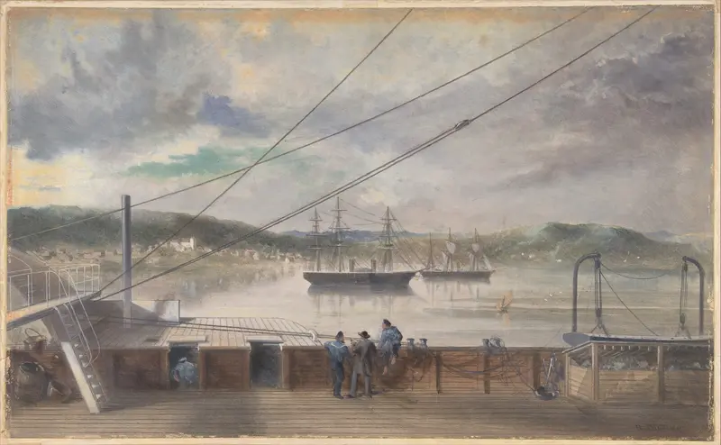 The Settlement and Church of Heart's Content, Newfoundland Wall Art by Robert Charles Dudley - High-Resolution Digital Print
