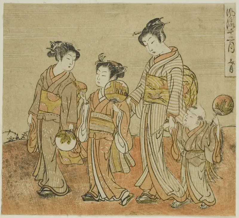 The Seventh Month (Fumizuki), from the series "Fashionable Twelve Months (Furyu juni tsuki)"